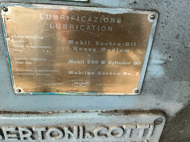 Bertoni&cotti mtf-2 trommels draai- en afstelmachine - afbeelding 7 van  8