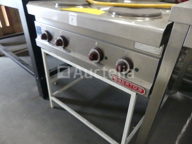 Bertos 4-pits elektrisch fornuis - afbeelding 4 van  5