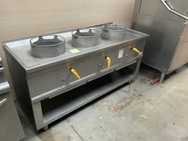 Bertrand rvs wokfornuis - afbeelding 2 van  4