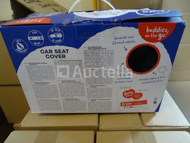 Beschermhoes voor de autostoel 99x58x12cm zwart winkelwaarde: 45 € duvo - afbeelding 2 van  2