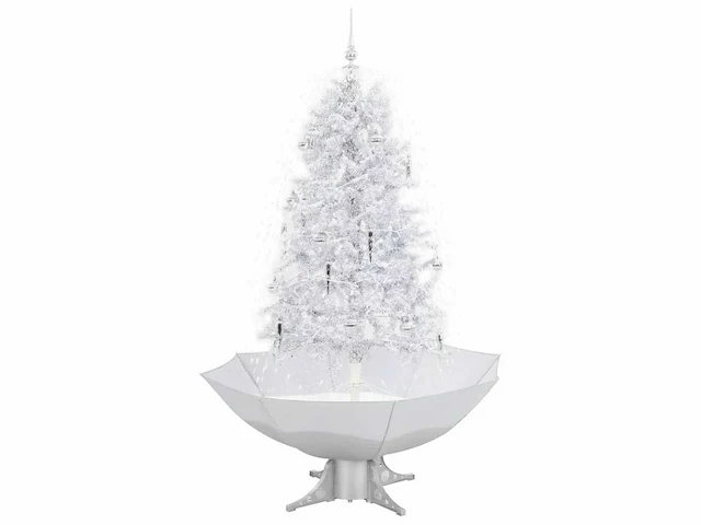 Besneeuwde kerstboom met parasolvoet wit 170 cm - afbeelding 20 van  22