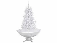 Besneeuwde kerstboom met parasolvoet wit 170 cm - afbeelding 20 van  22