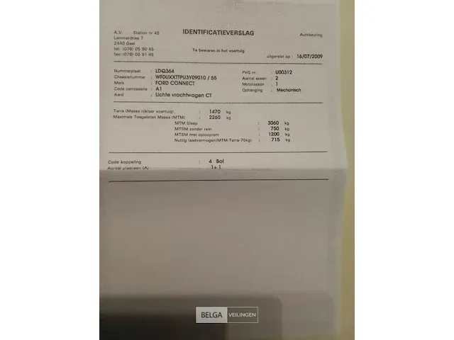 Bestelwagen ford connect ca. 170000 km - afbeelding 8 van  10