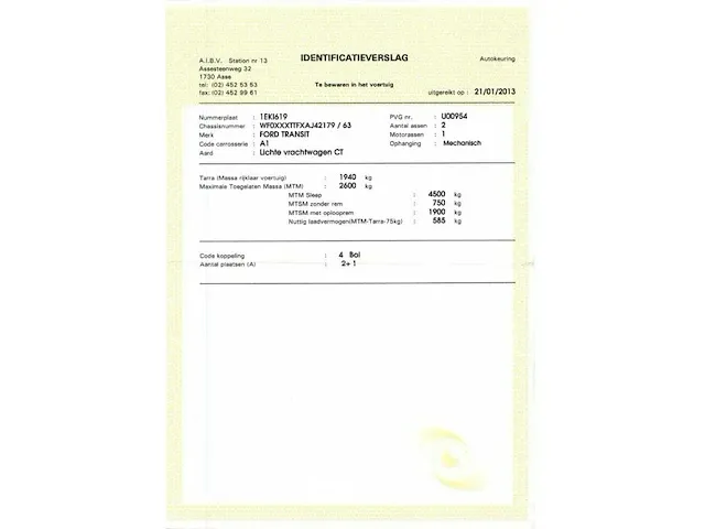 Bestelwagen ford transit 85t260 - afbeelding 4 van  21