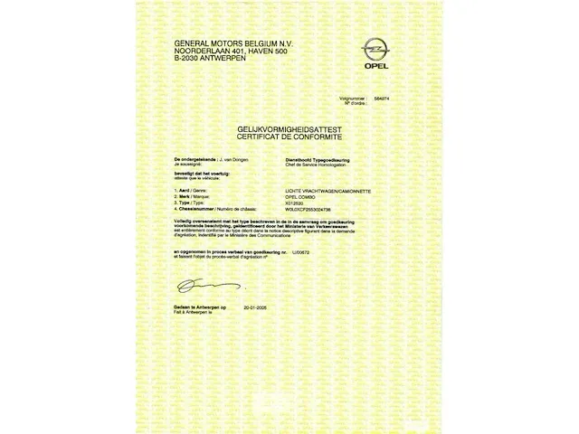 Bestelwagen opel combo 1.7 cdti - afbeelding 3 van  19