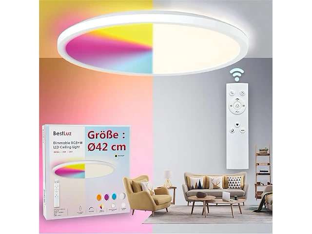 Bestluz led-plafondlamp - afbeelding 1 van  4