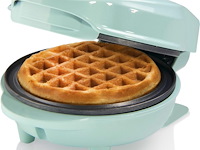 Bestron mini-wafelijzer - blauw - afbeelding 1 van  4