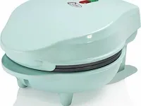 Bestron mini-wafelijzer voor klassieke wafels, wafelijzer met antiaanbaklaag, , retro design, 550 watt - afbeelding 3 van  4