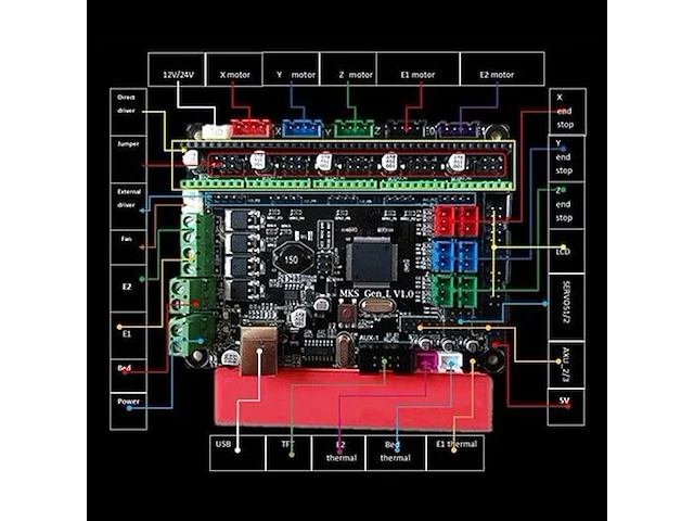 Besturingskaart voor 3d-printers - afbeelding 3 van  5