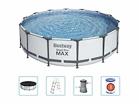 Bestway steel pro max zwembadset 427x107 cm - gratis verzending alleen in belgië - afbeelding 2 van  9