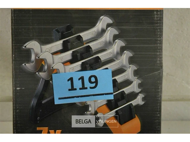 Beta 55/sp7 7-delig set steeksleutels in een standaard - afbeelding 3 van  4