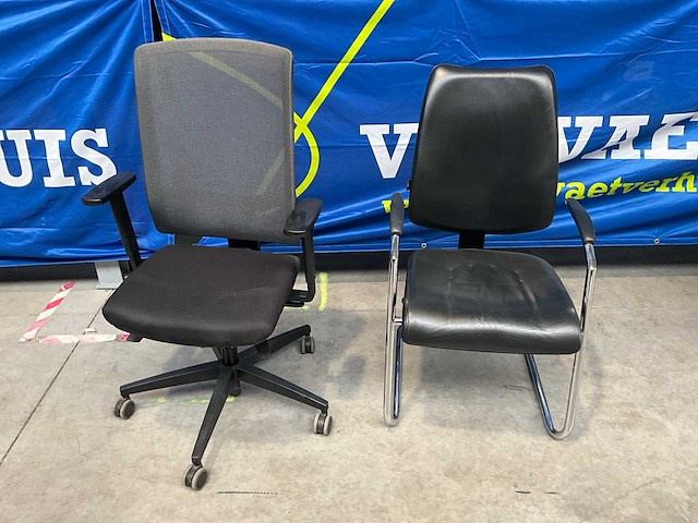 Beta design vergaderstoel + viasit bureaustoel - afbeelding 1 van  7