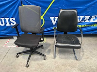 Beta design vergaderstoel + viasit bureaustoel - afbeelding 1 van  7