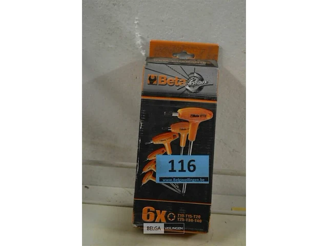 Beta torx sleutelset 6-delig - afbeelding 2 van  3