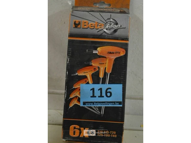 Beta torx sleutelset 6-delig - afbeelding 3 van  3