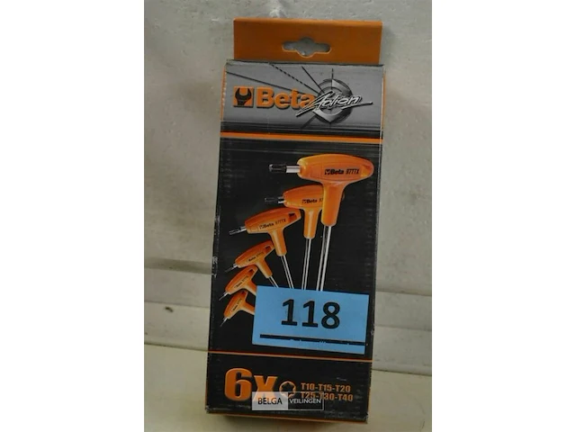 Beta torx sleutelset 6-delig - afbeelding 1 van  3