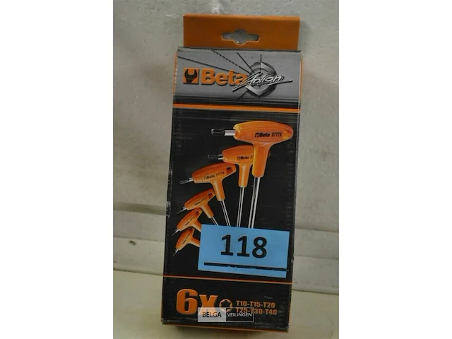 Beta torx sleutelset 6-delig - afbeelding 2 van  3