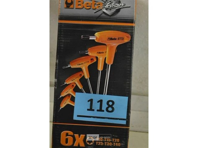Beta torx sleutelset 6-delig - afbeelding 3 van  3