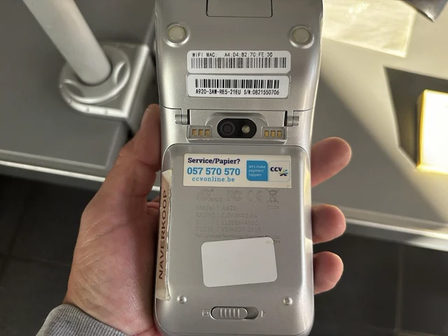 Betaalterminal ccv a920 - afbeelding 2 van  3