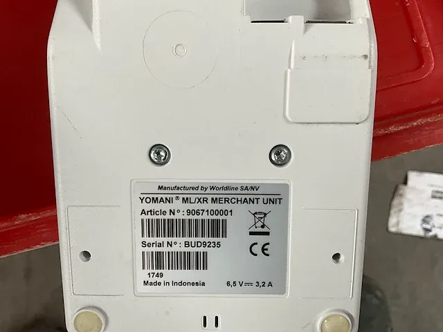 Betaalterminal yomani xr + merchant unit ml/xr - afbeelding 4 van  5