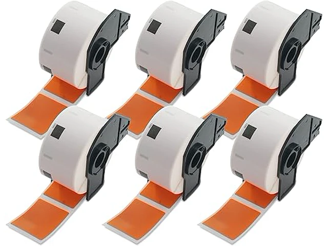 Betckey - gekleurde etiketten (oranje) - afbeelding 1 van  4