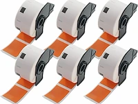 Betckey - gekleurde etiketten (oranje) - afbeelding 1 van  4
