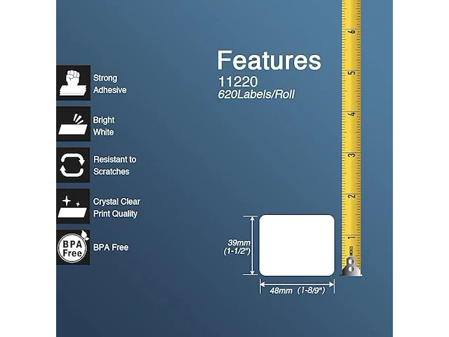 Betckey - gekleurde etiketten (oranje) - afbeelding 3 van  4