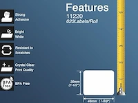 Betckey - gekleurde etiketten (oranje) - afbeelding 3 van  4