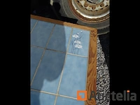Betegelde grenen tafel - afbeelding 3 van  4