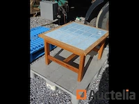 Betegelde grenen tafel - afbeelding 4 van  4