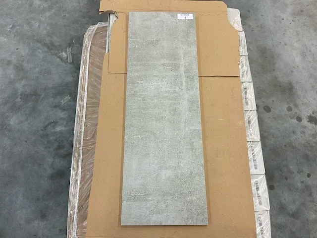 Beton grijs mat wandtegel 30x90 cm 3 m² - afbeelding 2 van  3