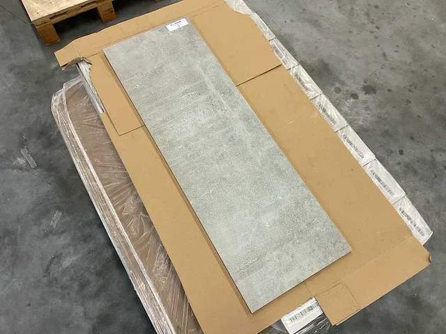 Beton grijs mat wandtegel 30x90 cm 3 m² - afbeelding 3 van  3