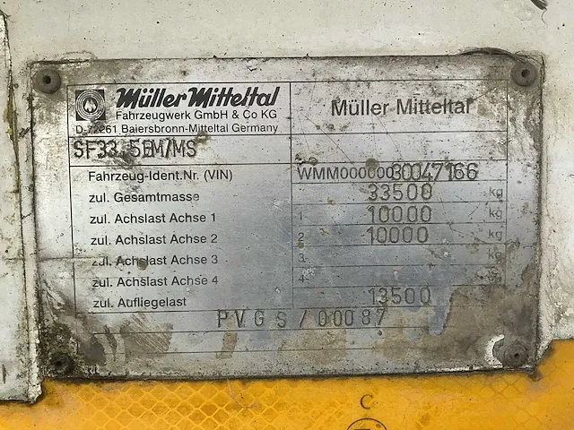 Betonmixer muller mitteltal sf33,5bm/ms - afbeelding 4 van  30