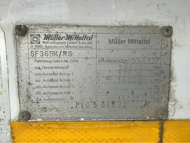 Betonmixer muller mitteltal sf36bm/ms - afbeelding 11 van  28