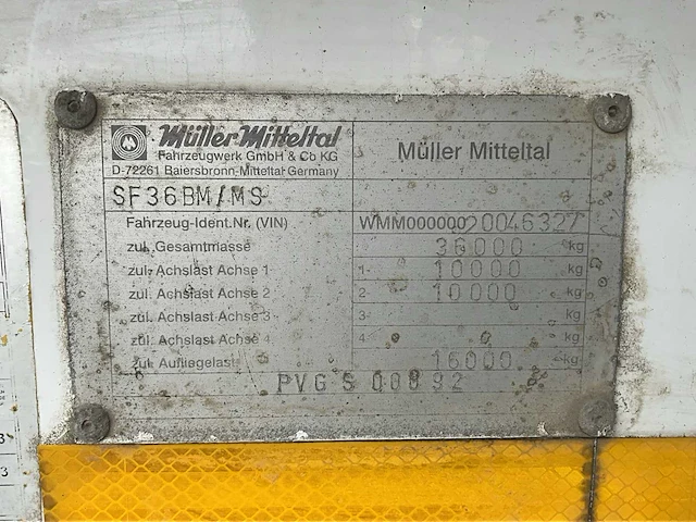 Betonmixer muller mitteltal sf36bm/ms - afbeelding 3 van  28