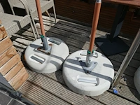 Betonnen parasolvoeten 3 stuks - afbeelding 1 van  4
