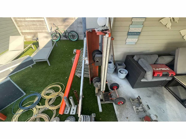 Betonzaag, wandzaag husqvarna ws 482 hf en draadzaag, diamantkabelzaag - afbeelding 9 van  20