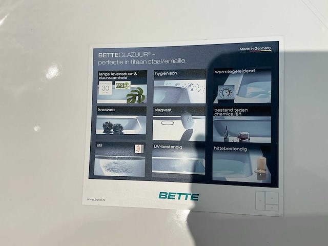 Bette opbouw vrijstaand bad - afbeelding 5 van  5
