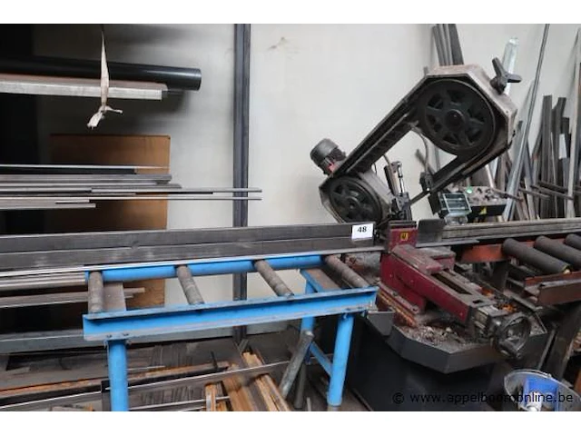Beugelzaagmachine bs 250r vv aan en afvoer - afbeelding 1 van  4