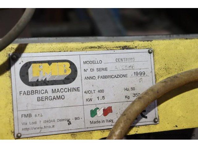 Beugelzaagmachine fmb centauro, vv aanvoer - afbeelding 3 van  3