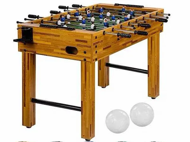 Beuken tafelvoetbaltafel 121 x 101 x 79 cm - afbeelding 1 van  3