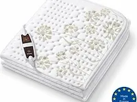 Beurer elektrische deken | onderdeken | 150 x 80 cm | ub 60 | 4 warmtestanden | automatische uitschakeling | fleece | machinewasbaar - afbeelding 1 van  3