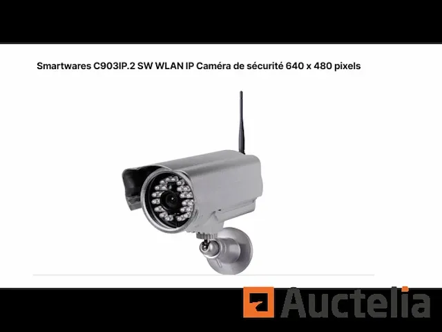 Beveiligingscamera smartwares c903ip.2 sw wlan ip 640 x 480 pixels - afbeelding 1 van  1