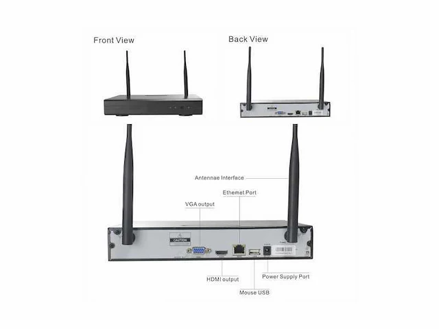 Beveiligingscamera wifi-4 (2x) - afbeelding 3 van  5