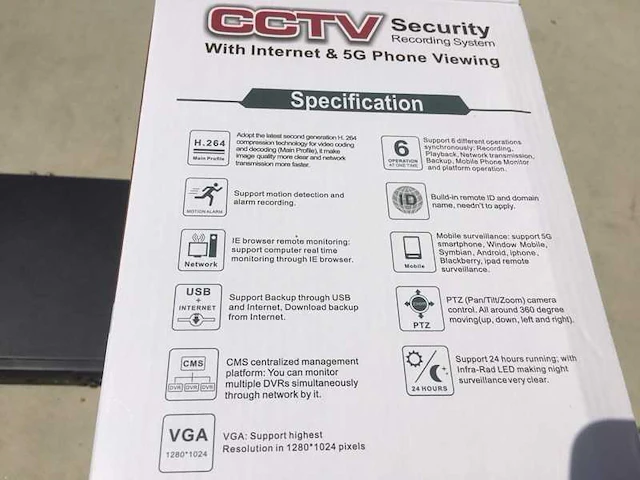 Beveiligingssystem cctv 5g - afbeelding 8 van  8