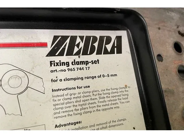 Bevestigingsklemmenset zebra würth - afbeelding 3 van  3