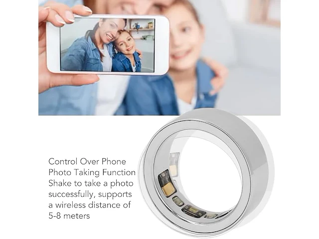 Bewinner smart ring voor zowel ios als android - afbeelding 6 van  9