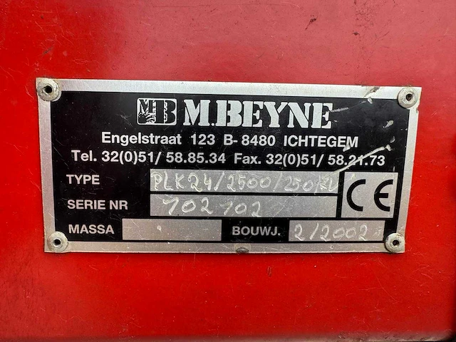 Beyne - plk24 - sprayer - 2002 - afbeelding 3 van  11