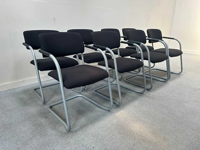 Bezoekersstoel - waiting room chairs (8x) - afbeelding 2 van  6