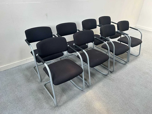 Bezoekersstoel - waiting room chairs (8x) - afbeelding 3 van  6